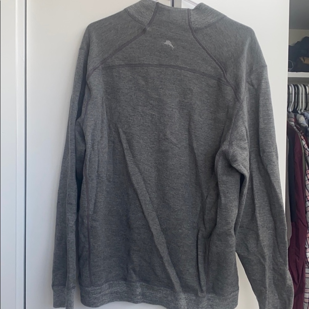 Tommy Bahama Quarter Zip Pullover, Large. - Picture 2 of 4